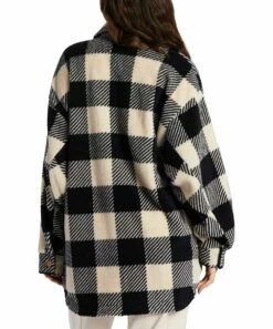 Best Sale 🔔 Roxy Tapioca Alpine Plaid Shacket - Juniors ⭐ -Hot Sale Roxy Shop zu111503251 alt 2 tm1672841876