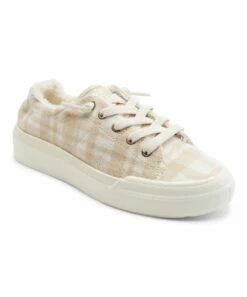 Coupon 🎉 Roxy Tan Plaid Roxy Rae 👟 Sneaker - 👩 Women ✨
