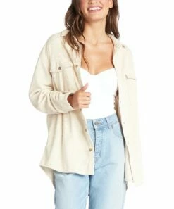 Best Sale ✨ Roxy Tapioca Let It Go Corduroy Button-Up - Juniors 🔔