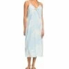Cheap ⭐ Roxy Cerulean Palmy Days Lady Winter Sleeveless Midi 👗 Dress - Juniors 🤩