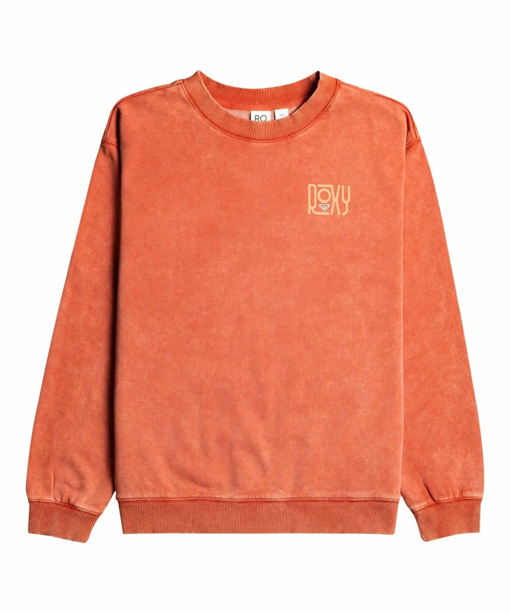 Brand new 👏 Roxy Etruscan Red True Story Crewneck Sweatshirt - Juniors ✨ 4 Brand new 👏 Roxy Etruscan Red True Story Crewneck Sweatshirt - Juniors ✨ - Image 4