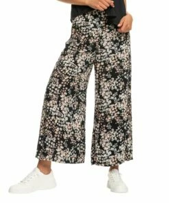 Cheapest 👍 Roxy Anthracite Furlough Side By Side Wide-Leg Pants - Juniors 😉