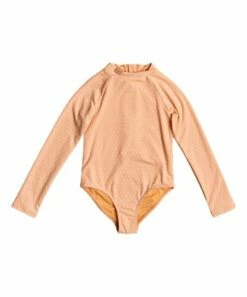 Coupon 👍 Roxy Apricot Wash Pin Dot Friday Love Rashguard - Toddler 🌟