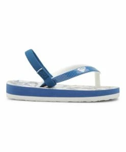 Hot Sale 😍 Roxy Navy & White Tropical Polka Dot Slingback Flip-Flop - 👧 Girls 🤩 -Hot Sale Roxy Shop zu95426190 alt 2 tm1620060978