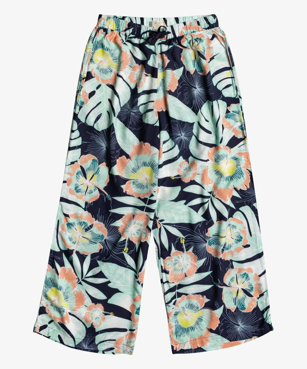 Budget ๐ Roxy Indigo & Pink Floral Harem Pants - ๐ง Girls ๐ 1 Budget ๐ Roxy Indigo & Pink Floral Harem Pants - ๐ง Girls ๐